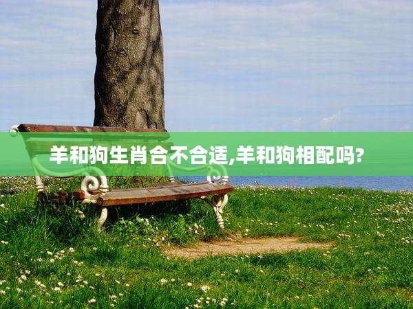 羊和狗生肖合不合适,羊和狗相配吗?