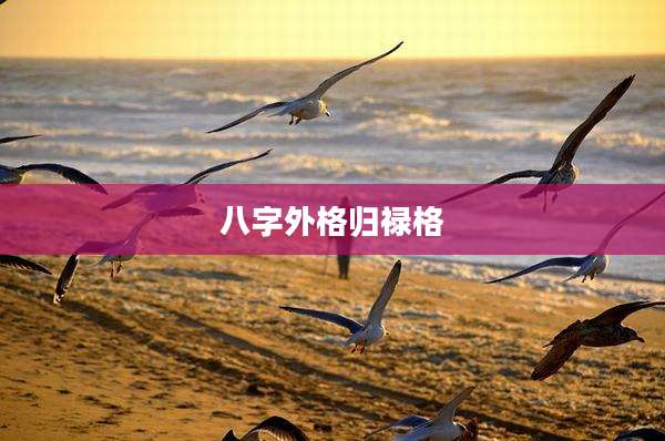 八字外格归禄格