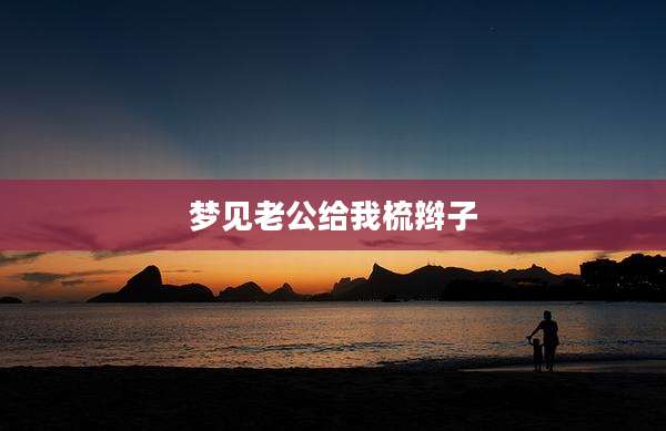 梦见老公给我梳辫子