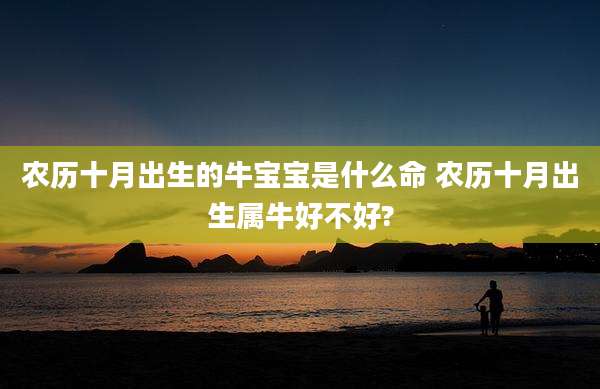 农历十月出生的牛宝宝是什么命 农历十月出生属牛好不好?