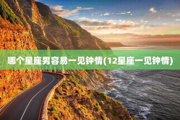 哪个星座男容易一见钟情(12星座一见钟情)