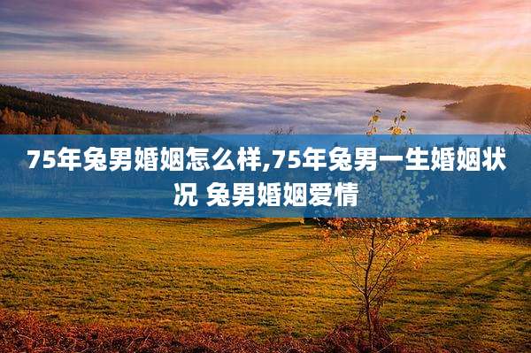 75年兔男婚姻怎么样,75年兔男一生婚姻状况 兔男婚姻爱情