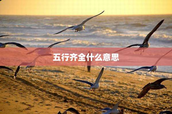 五行齐全什么意思