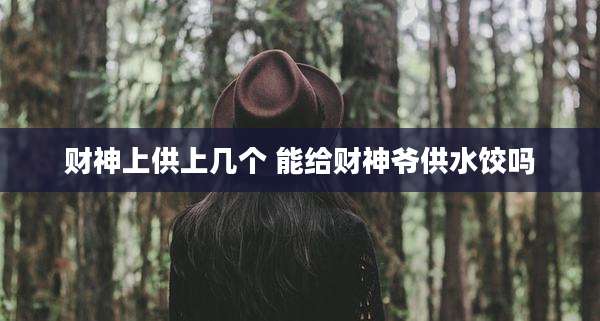 财神上供上几个 能给财神爷供水饺吗