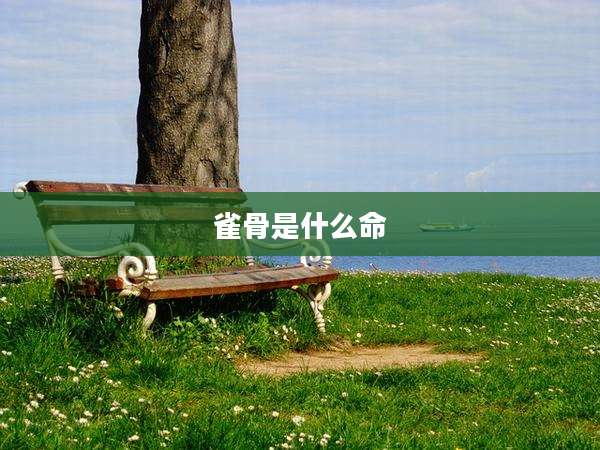 雀骨是什么命