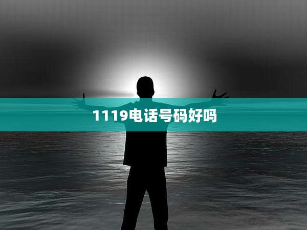 1119电话号码好吗