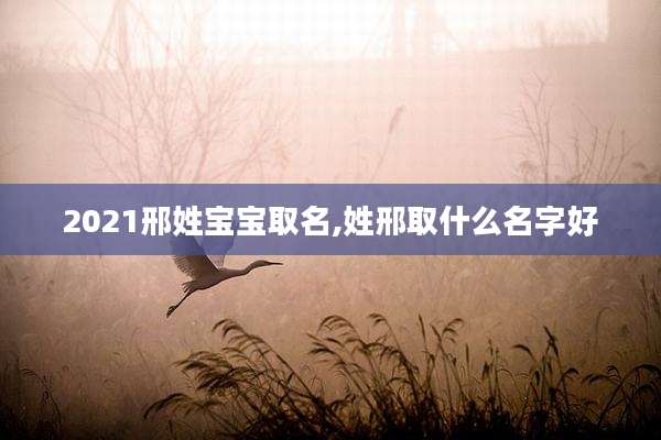 2021邢姓宝宝取名,姓邢取什么名字好