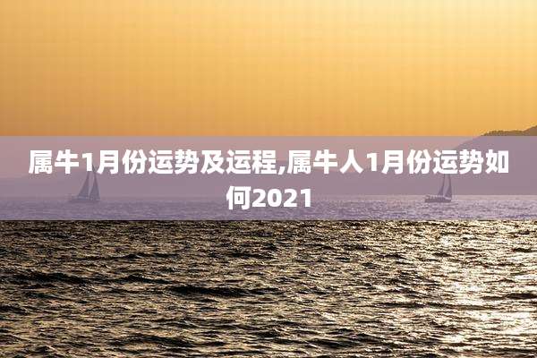 属牛1月份运势及运程,属牛人1月份运势如何2021