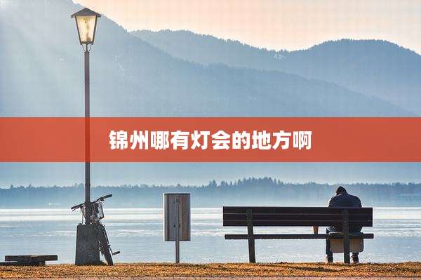 锦州哪有灯会的地方啊