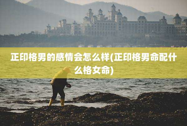 正印格男的感情会怎么样(正印格男命配什么格女命)