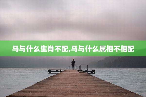 马与什么生肖不配,马与什么属相不相配