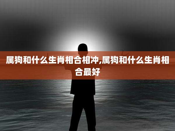 属狗和什么生肖相合相冲,属狗和什么生肖相合最好