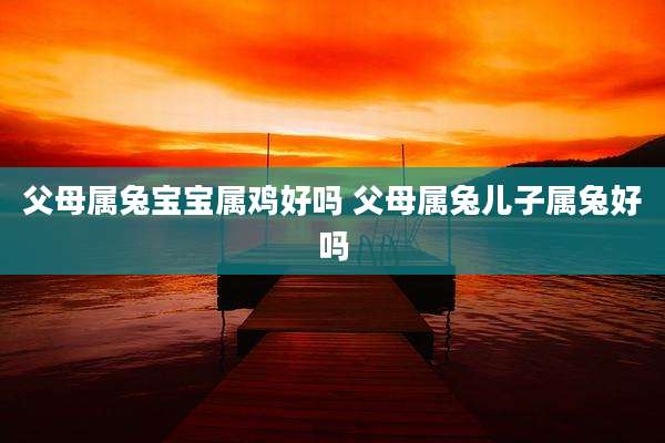 父母属兔宝宝属鸡好吗 父母属兔儿子属兔好吗