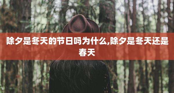 除夕是冬天的节日吗为什么,除夕是冬天还是春天