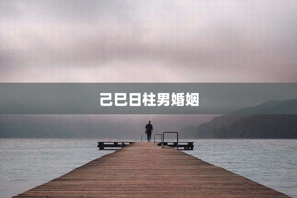 己巳日柱男婚姻