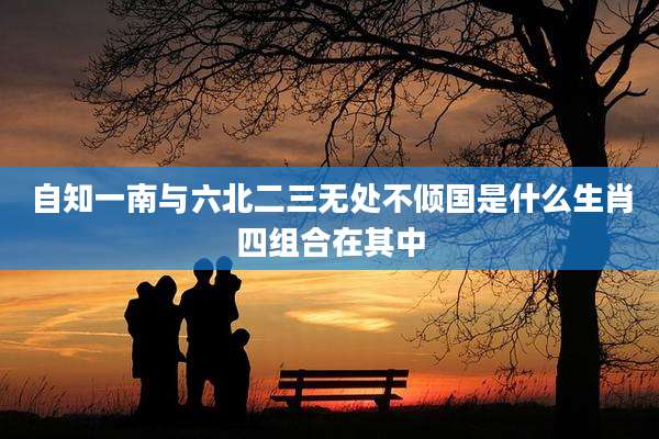 自知一南与六北二三无处不倾国是什么生肖四组合在其中