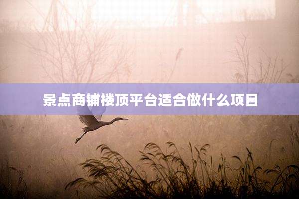 景点商铺楼顶平台适合做什么项目