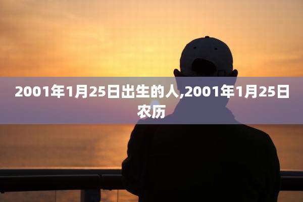 2001年1月25日出生的人,2001年1月25日农历