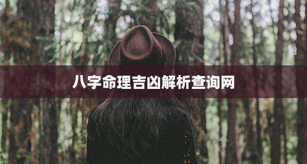 八字命理吉凶解析查询网