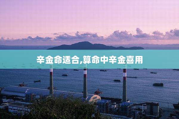 辛金命适合,算命中辛金喜用