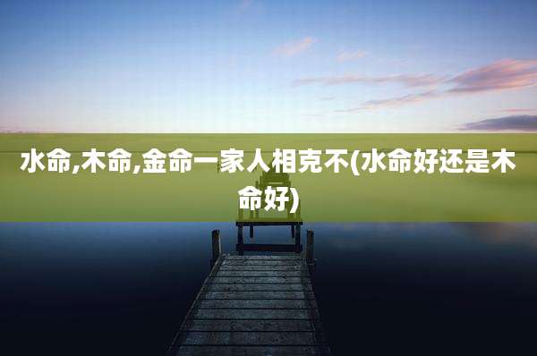 水命,木命,金命一家人相克不(水命好还是木命好)