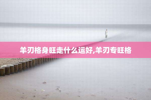 羊刃格身旺走什么运好,羊刃专旺格