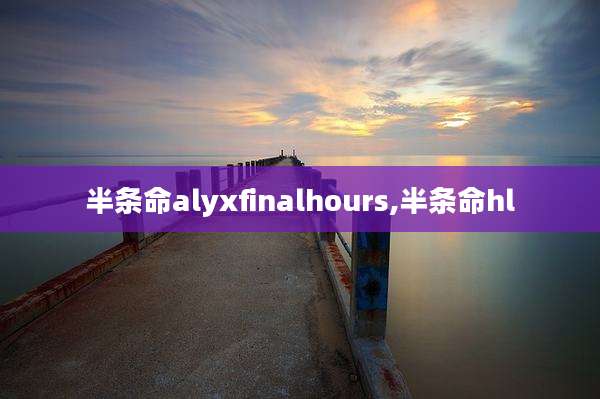 半条命alyxfinalhours,半条命hl
