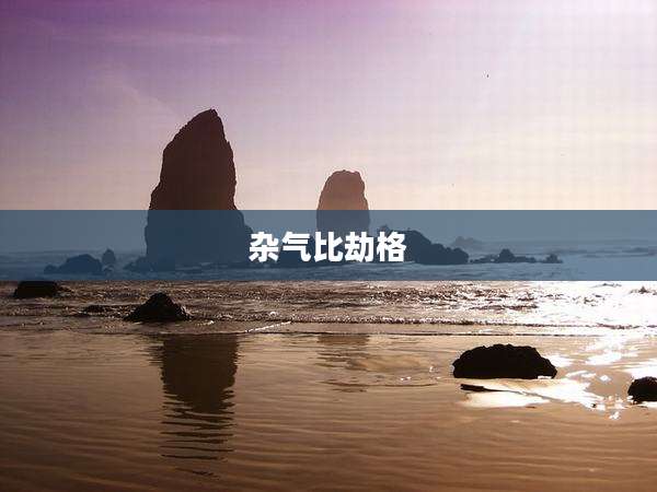 杂气比劫格