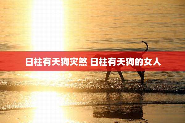 日柱有天狗灾煞 日柱有天狗的女人
