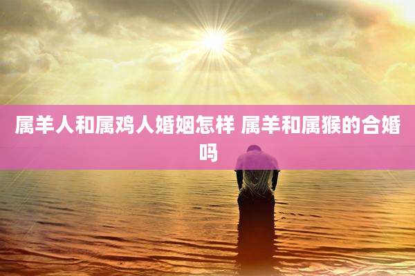 属羊人和属鸡人婚姻怎样 属羊和属猴的合婚吗