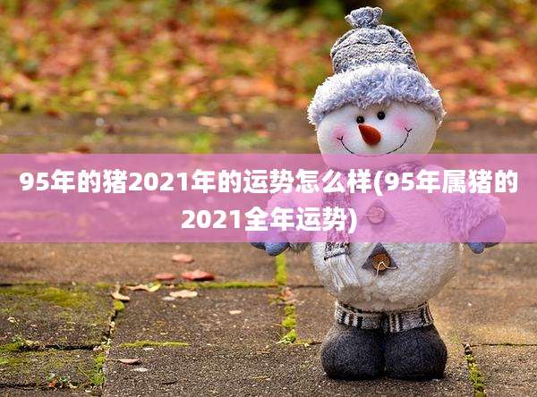 95年的猪2021年的运势怎么样(95年属猪的2021全年运势)