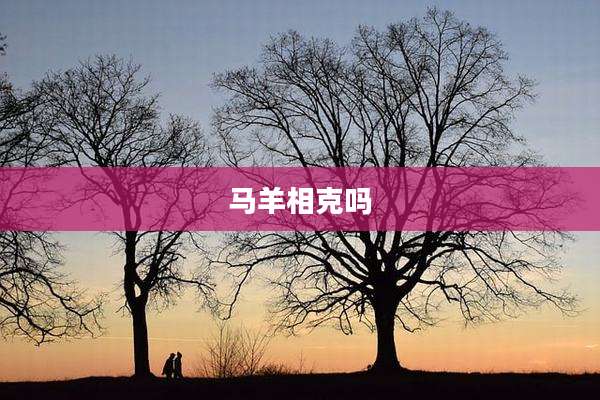 马羊相克吗
