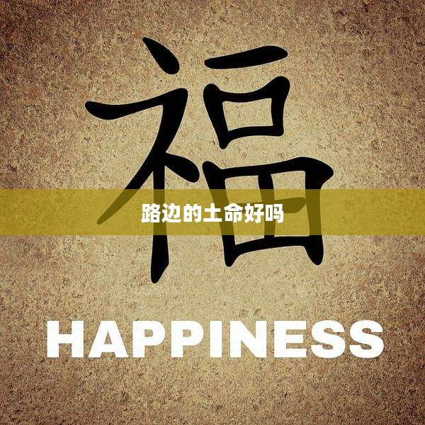 路边的土命好吗