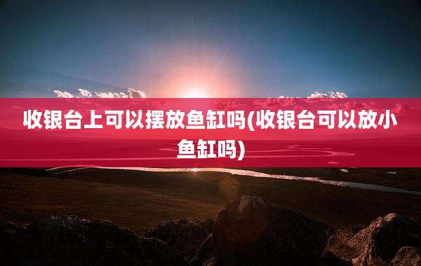 收银台上可以摆放鱼缸吗(收银台可以放小鱼缸吗)