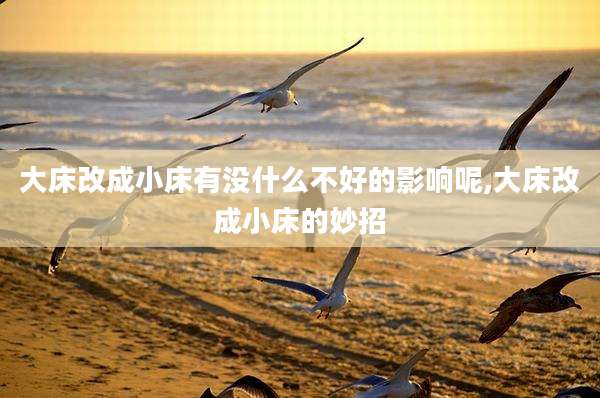 大床改成小床有没什么不好的影响呢,大床改成小床的妙招