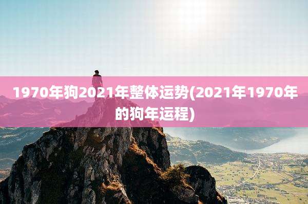 1970年狗2021年整体运势(2021年1970年的狗年运程)