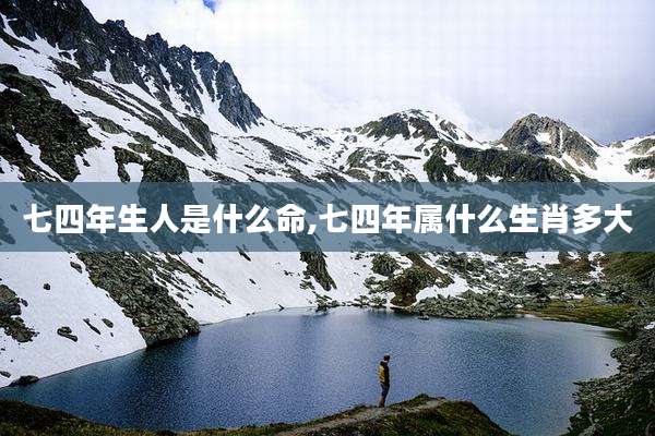 七四年生人是什么命,七四年属什么生肖多大