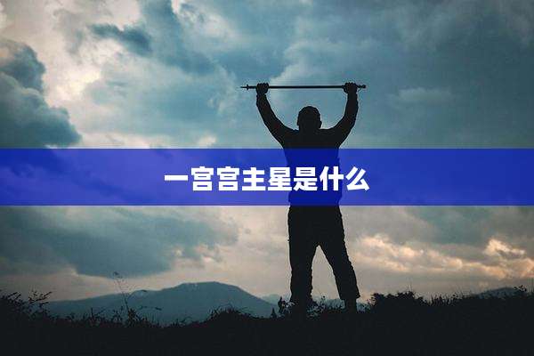 一宫宫主星是什么