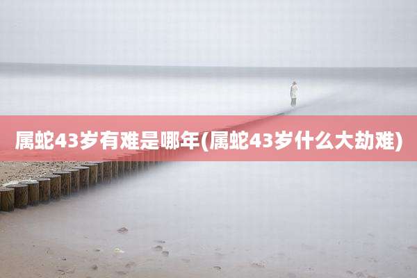 属蛇43岁有难是哪年(属蛇43岁什么大劫难)