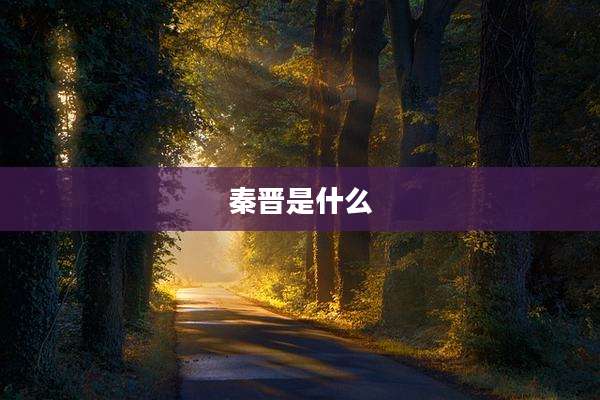 秦晋是什么