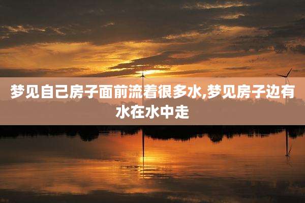 梦见自己房子面前流着很多水,梦见房子边有水在水中走