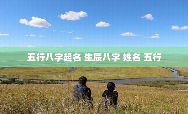 五行八字起名 生辰八字 姓名 五行