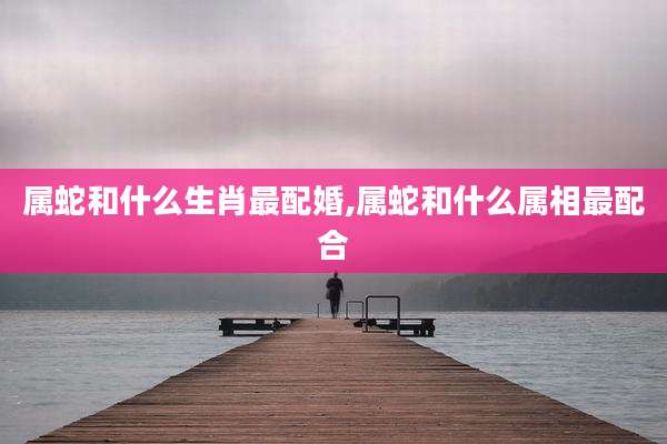 属蛇和什么生肖最配婚,属蛇和什么属相最配合