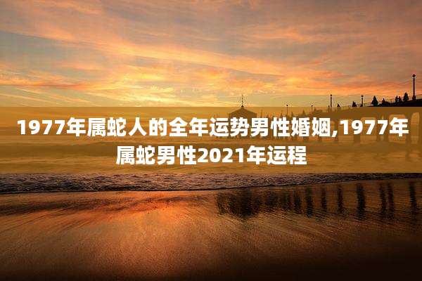 1977年属蛇人的全年运势男性婚姻,1977年属蛇男性2021年运程