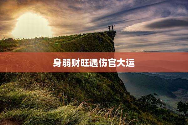 身弱财旺遇伤官大运