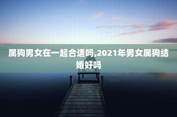 属狗男女在一起合适吗,2021年男女属狗结婚好吗