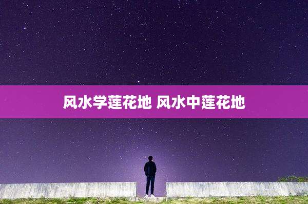 风水学莲花地 风水中莲花地
