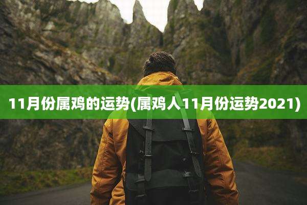 11月份属鸡的运势(属鸡人11月份运势2021)