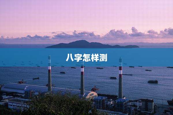 八字怎样测