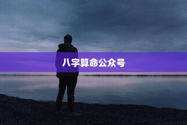 八字算命公众号